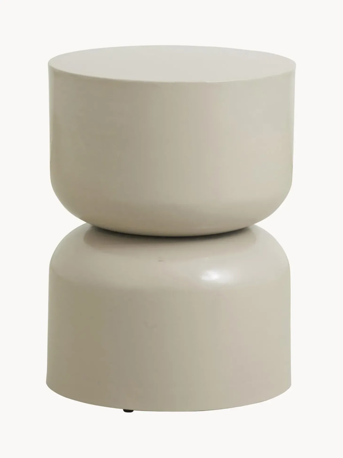 Mesa Auxiliar Redonda De Metal Matka