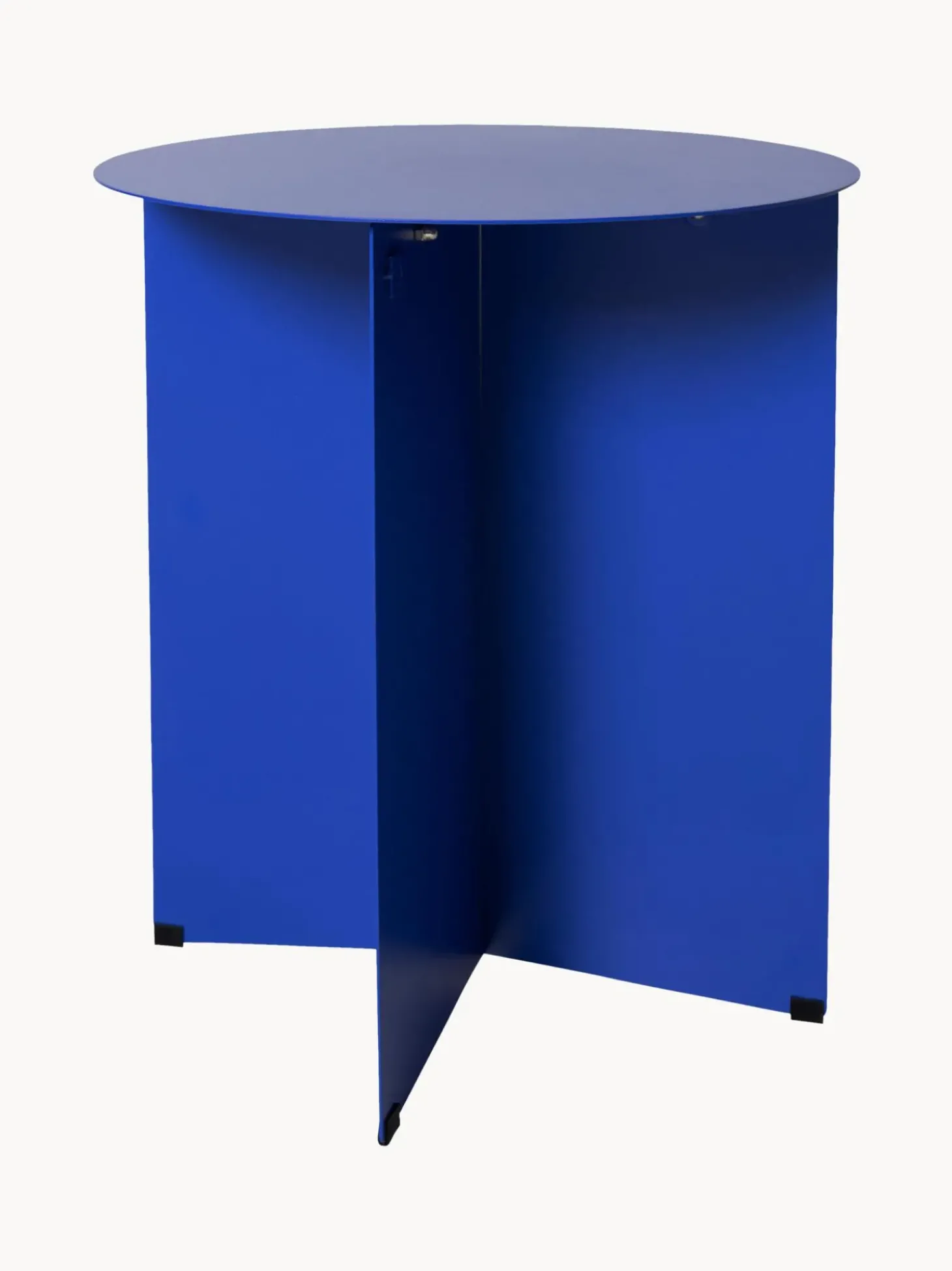 Mesa Auxiliar Redonda De Metal Dinga