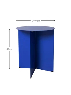 Mesa Auxiliar Redonda De Metal Dinga