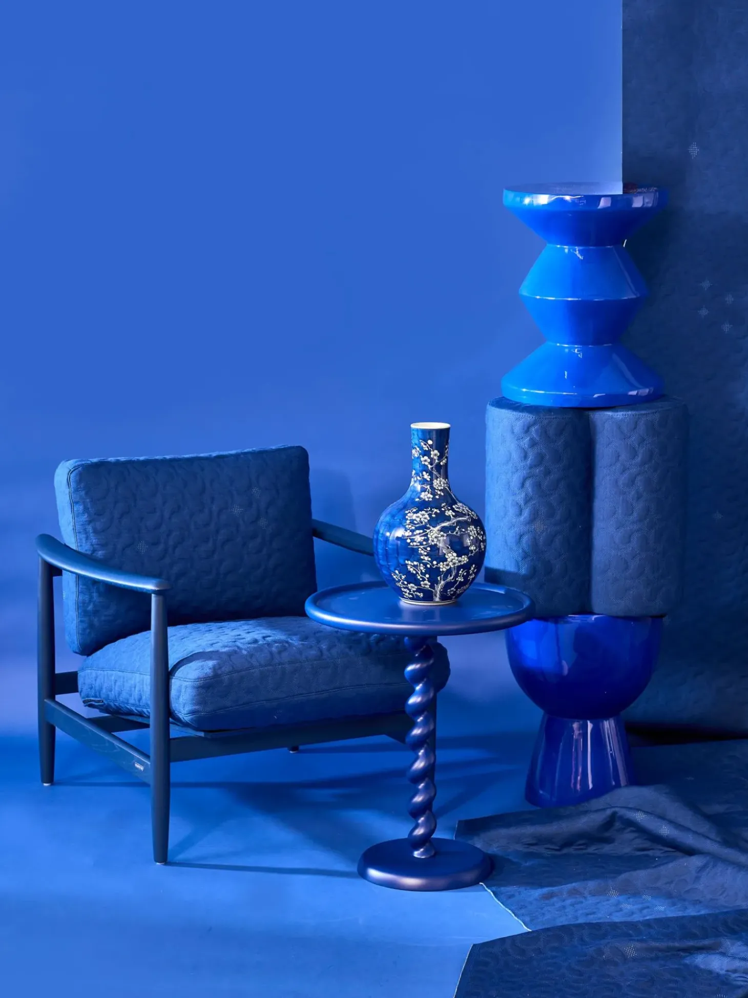 Mesa Auxiliar Redonda Twister