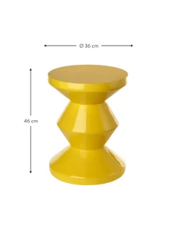 Mesa Auxiliar Redonda Zig Zag