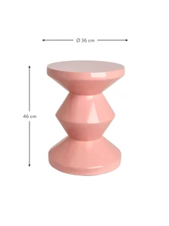 Mesa Auxiliar Redonda Zig Zag