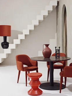 Mesa Auxiliar Redonda Zig Zag