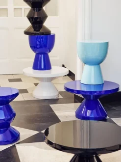 Mesa Auxiliar Redonda Zig Zag