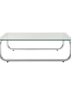 Mesa De Centro Antigua, Tablero De Vidrio