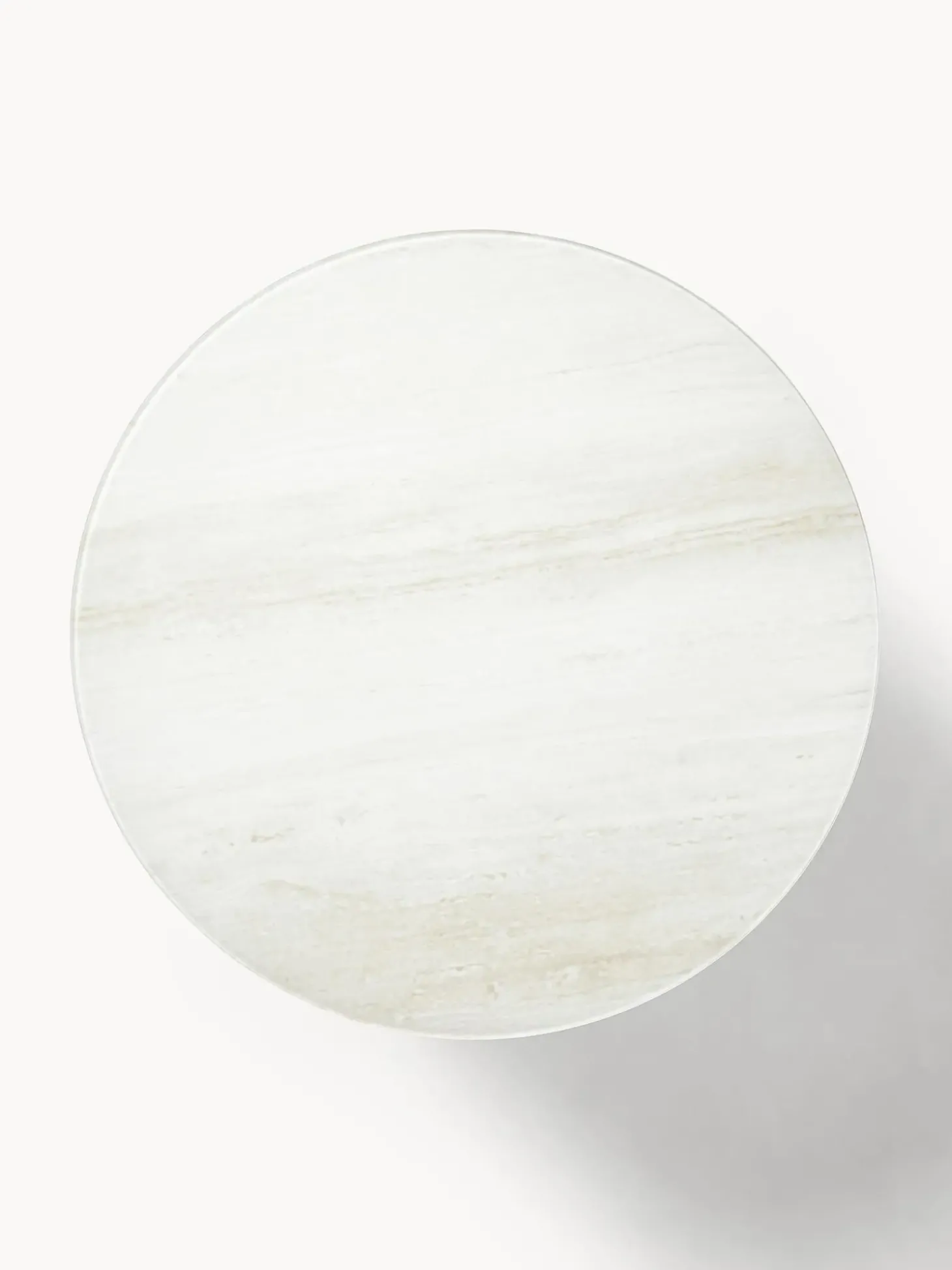 Mesa De Centro Antigua, Tablero De Vidrio En Aspecto Marmol