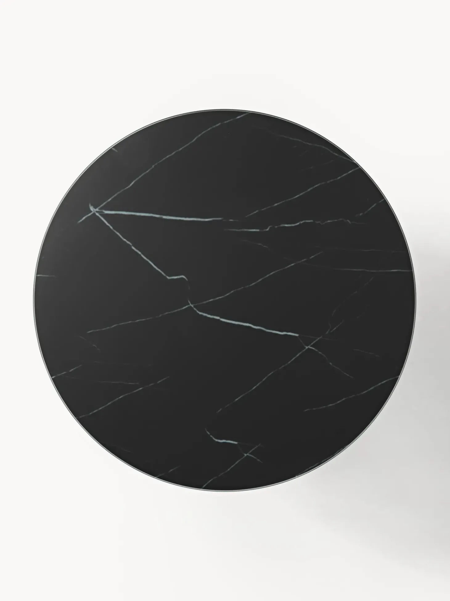 Mesa De Centro Antigua, Tablero De Vidrio En Aspecto Marmol