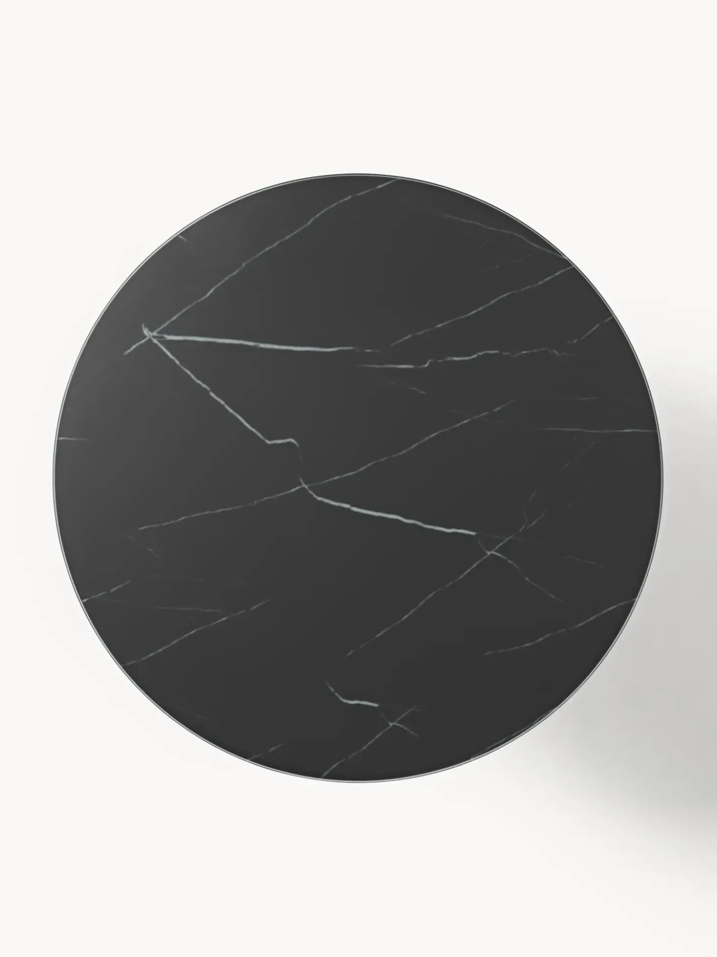 Mesa De Centro Antigua, Tablero De Vidrio En Aspecto Marmol