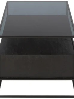 Mesa De Centro De Madera Con Cajones Theodor