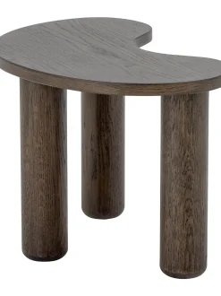 Mesa De Centro De Madera De Caucho Con Forma Organica Luppa