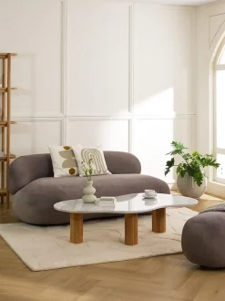 Mesa De Centro De Marmol Con Forma Organica Naruto