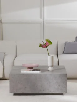 Mesa De Centro En Look Cemento Lesley