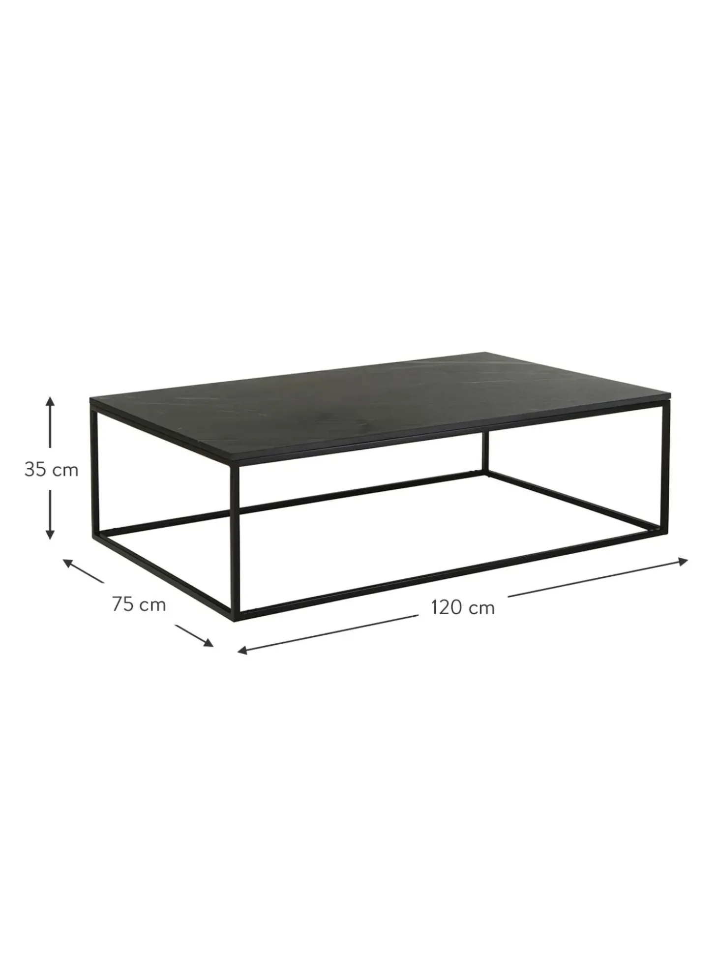 Mesa De Centro Grande De Marmol Alys