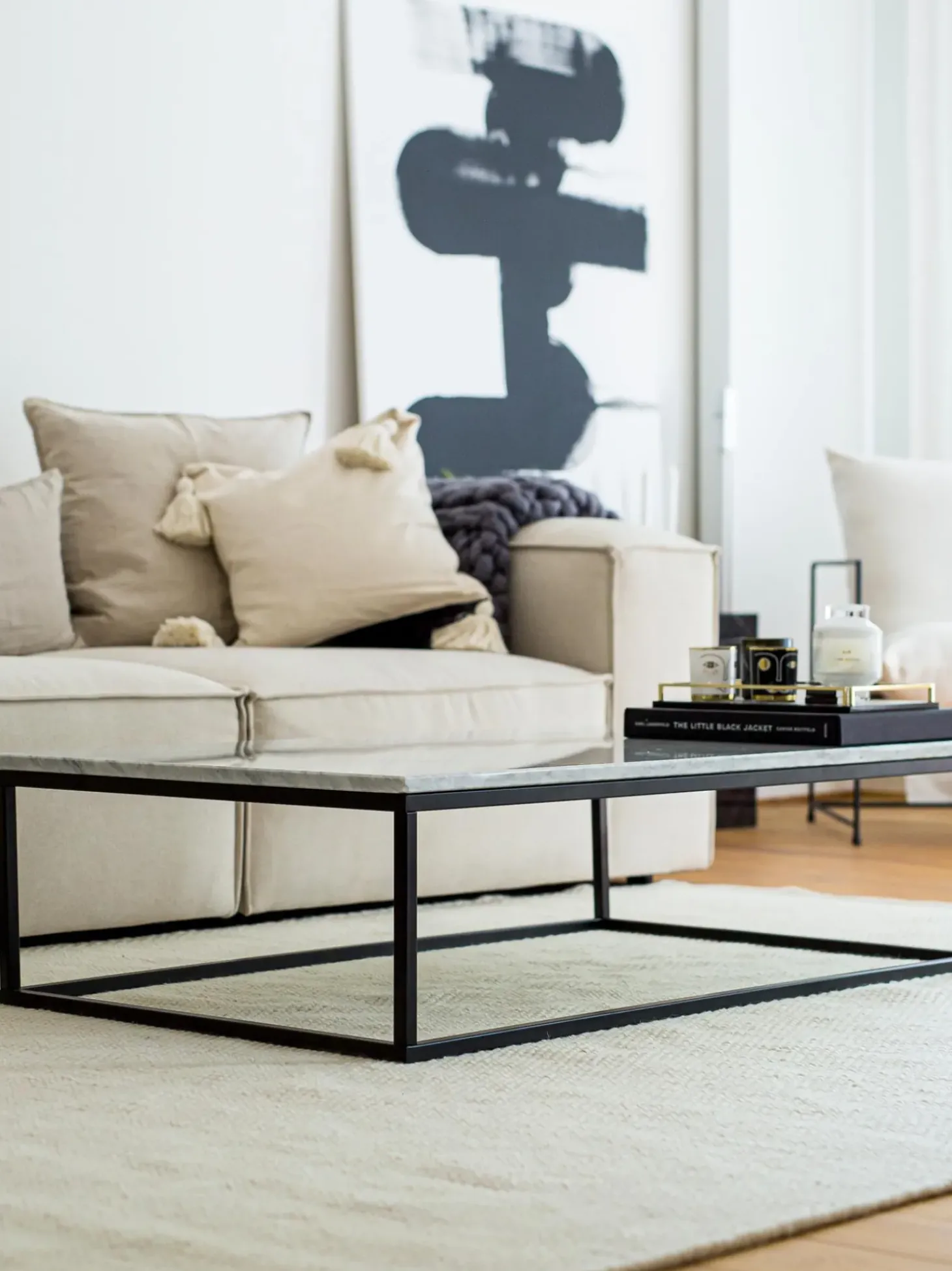 Mesa De Centro Grande De Marmol Alys