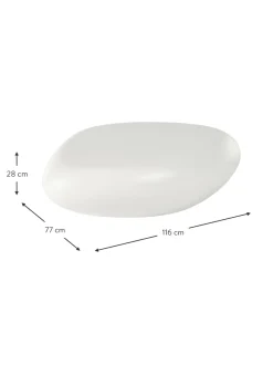 Mesa De Centro Ovalada En Forma De Piedra Pietra