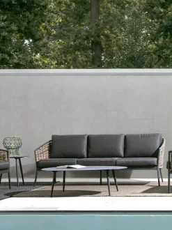 Mesa De Centro Ovalada Para Exterior Ridley