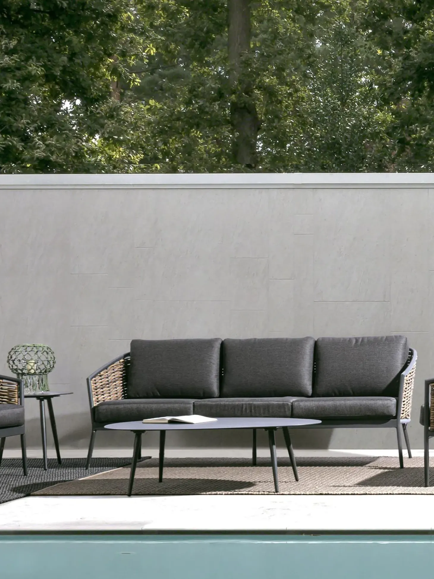 Mesa De Centro Ovalada Para Exterior Ridley