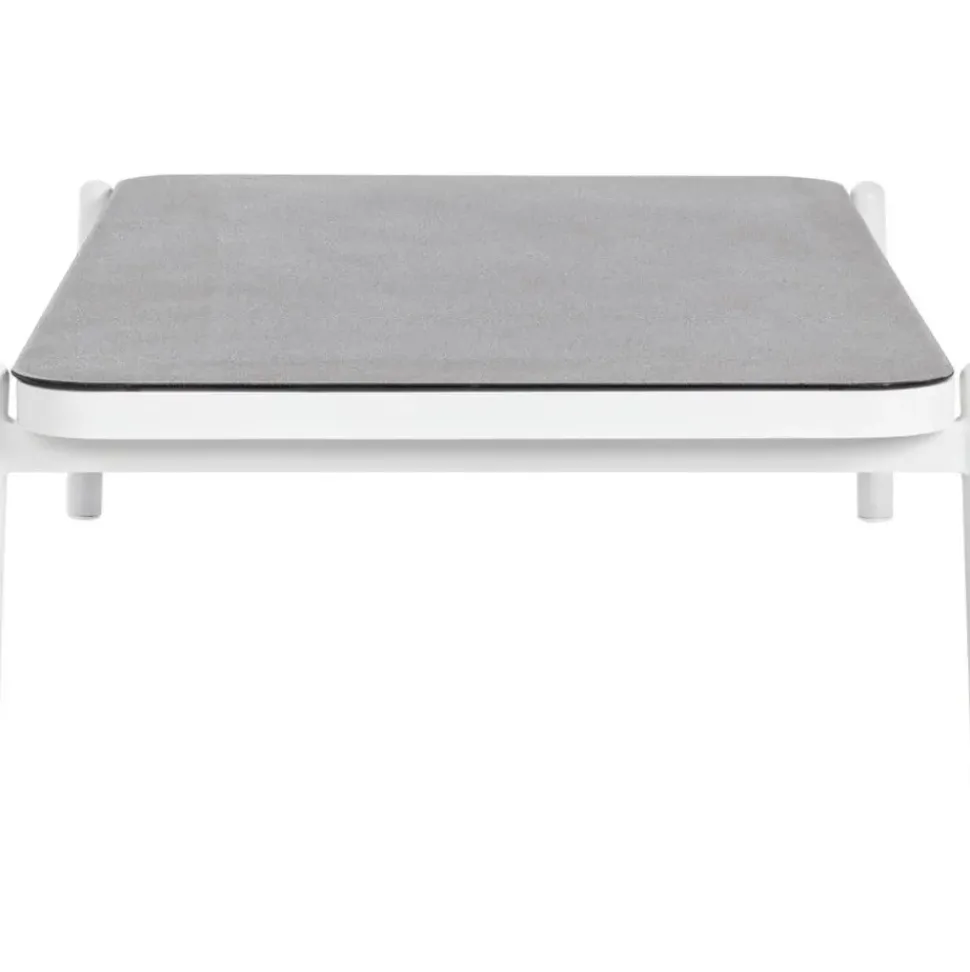 Mesa De Centro Para Exterior Florencia, Con Tablero De Cristal