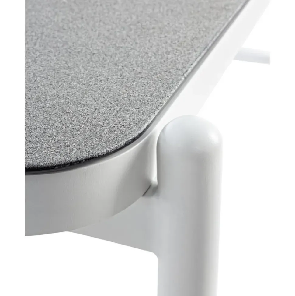 Mesa De Centro Para Exterior Florencia, Con Tablero De Cristal