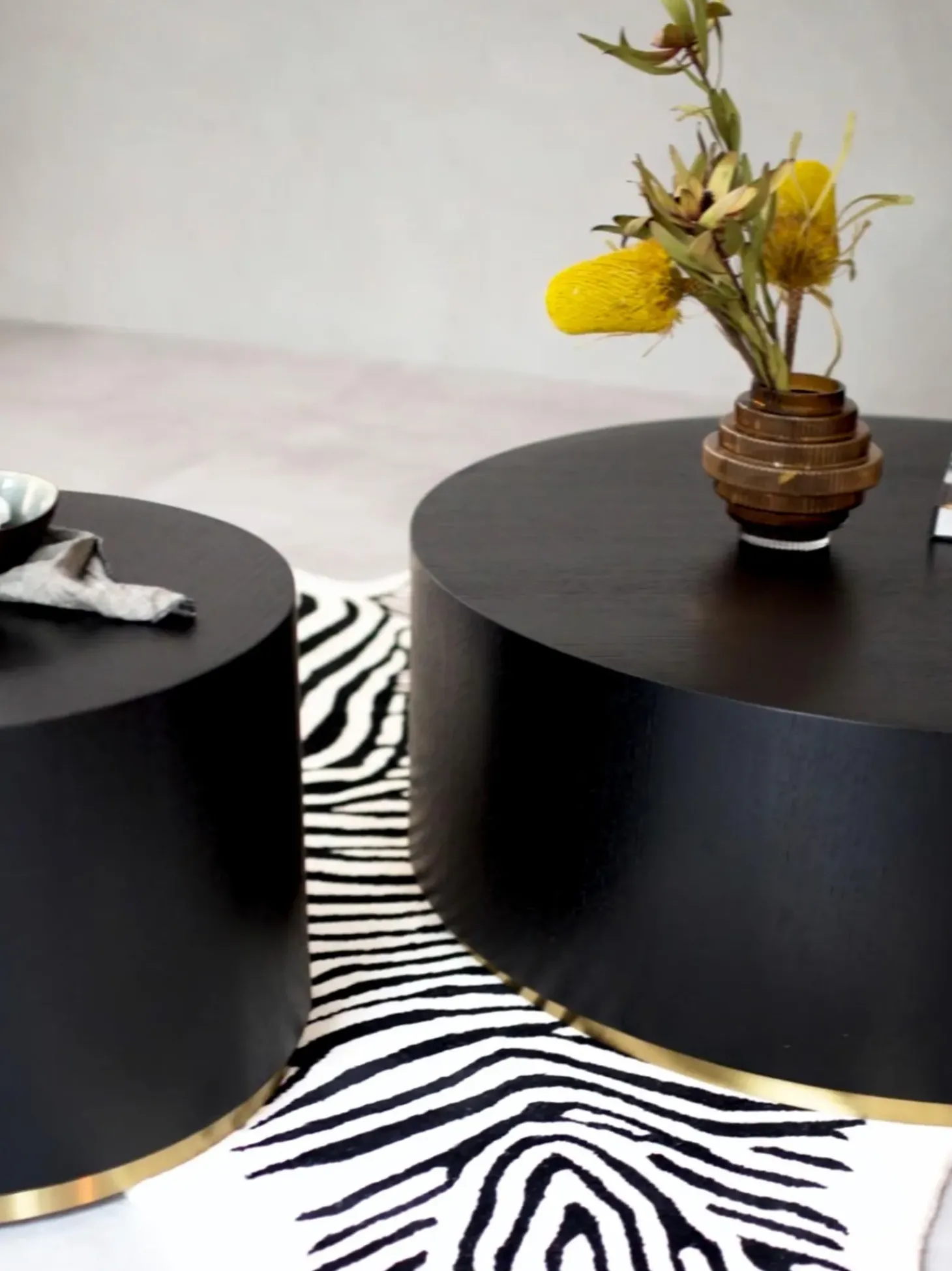 Mesa De Centro Redonda Clarice