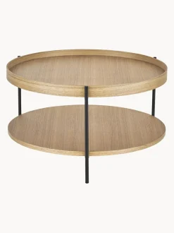 Mesa De Centro Redonda De Madera Renee