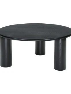 Mesa De Centro Redonda De Roble Didi