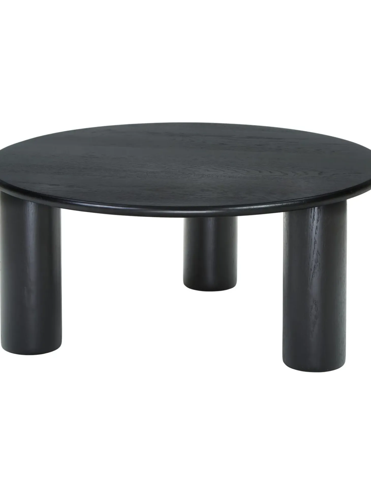 Mesa De Centro Redonda De Roble Didi