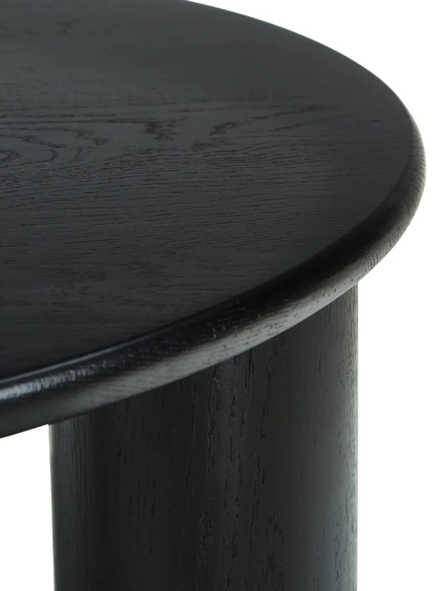 Mesa De Centro Redonda De Roble Didi