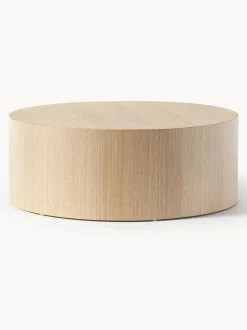 Mesa De Centro Redonda De Madera Dan