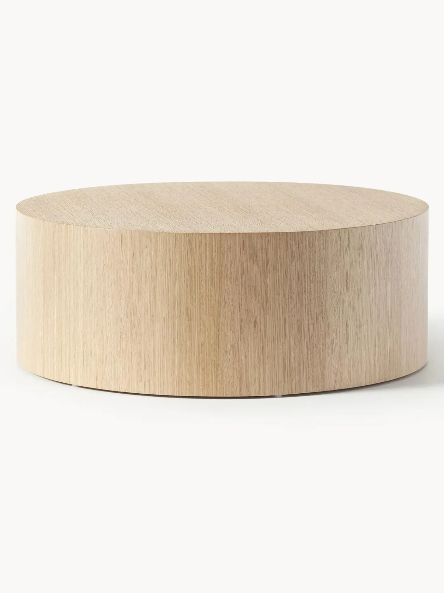 Mesa De Centro Redonda De Madera Dan