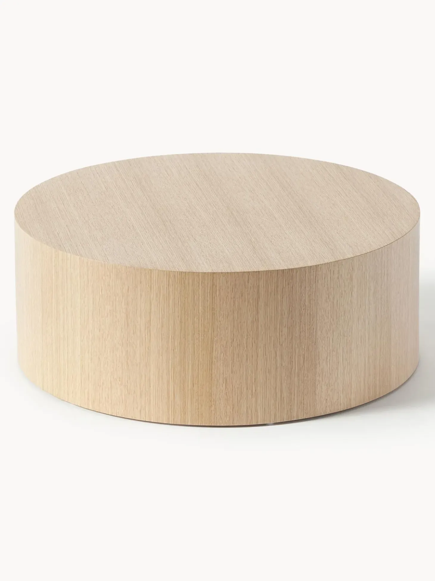 Mesa De Centro Redonda De Madera Dan