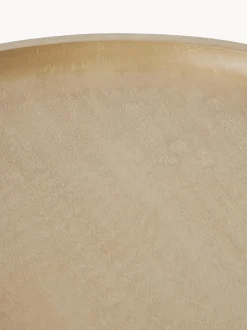 Mesa De Centro Redonda De Madera De Mango Benno