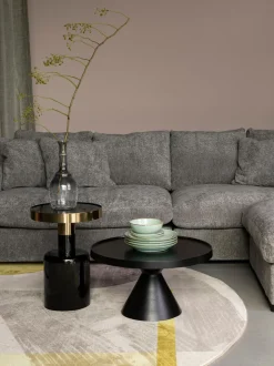 Mesa De Centro Redonda De Metal Floss