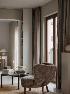 Mesa De Centro Redonda De Madera De Roble Woody