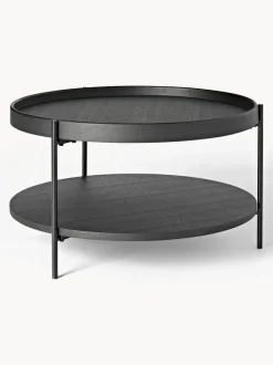 Mesa De Centro Redonda De Madera Renee