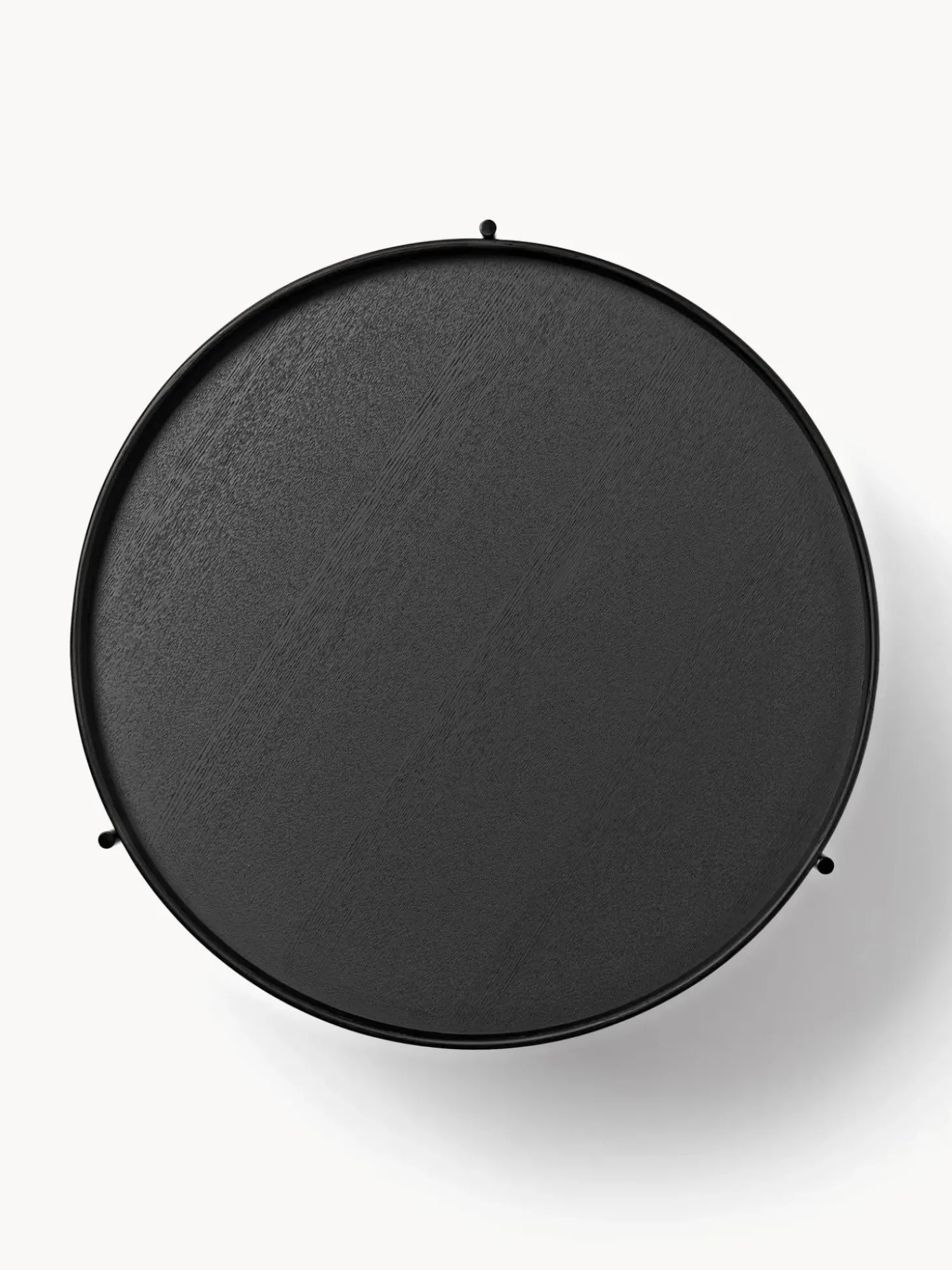 Mesa De Centro Redonda De Madera Renee