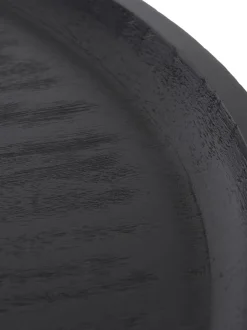 Mesa De Centro Redonda De Madera De Mango Benno