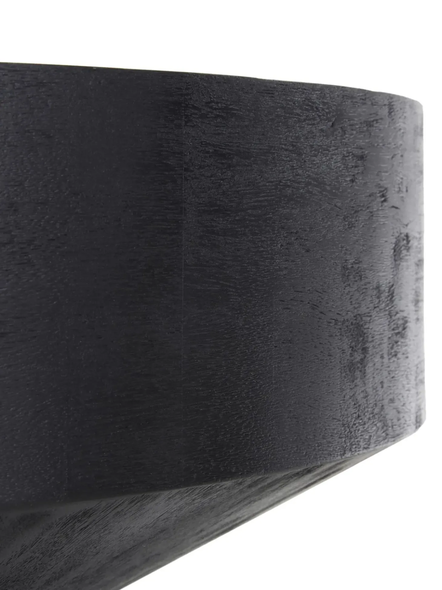 Mesa De Centro Redonda De Madera De Mango Benno