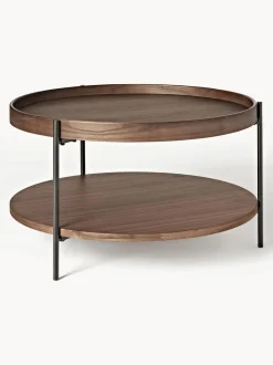 Mesa De Centro Redonda De Madera Renee