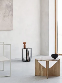 Mesa De Centro Redonda De Roble Future