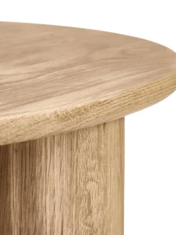 Mesa De Centro Redonda De Roble Didi