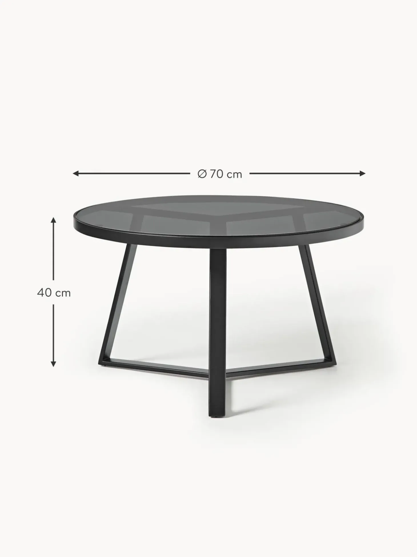 Mesa De Centro Redonda Fortunata