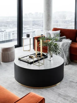 Mesa De Centro Redonda Grande Clarice