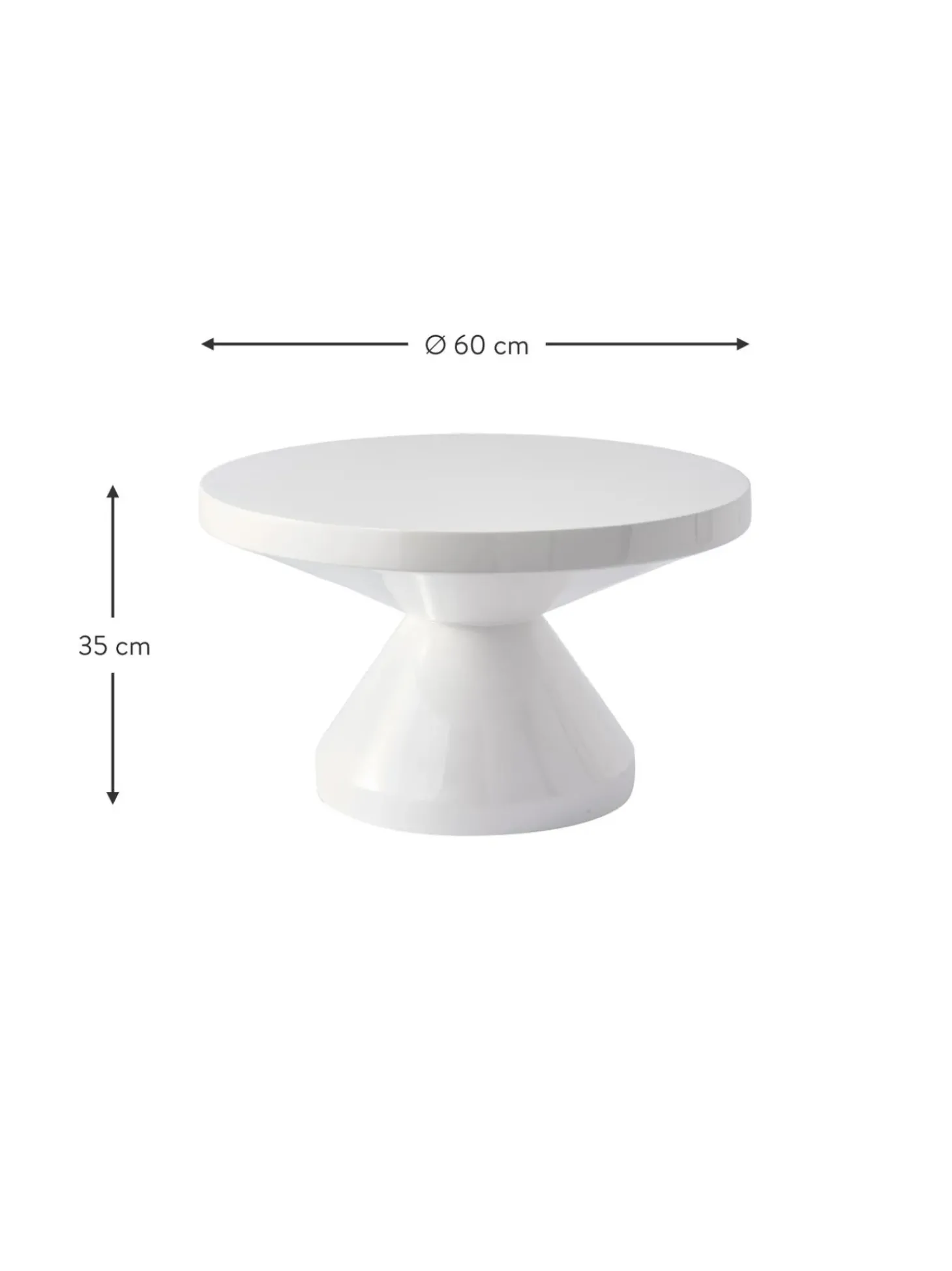 Mesa De Centro Redonda Zig Zag