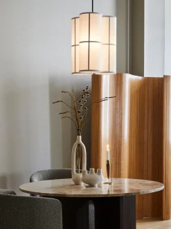 Mesa De Comedor Androgyne, Tablero De Piedra Arenisca, O 120 Cm