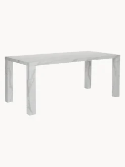 Mesa De Comedor Carl, Tablero En Aspecto Marmol, 180 X 90 Cm