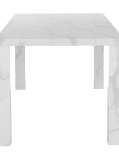 Mesa De Comedor Carl, Tablero En Aspecto Marmol, 180 X 90 Cm