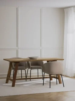 Mesa De Comedor De Madera De Teca Lawas, Tamanos Diferentes