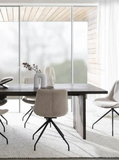 Mesa De Comedor De Madera De Roble Emmett, 240 X 95 Cm