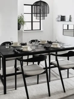 Mesa De Comedor De Madera De Mango Raw, 180 X 90 Cm